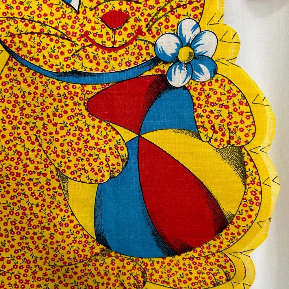 Vintage Yellow Bunny Plush‎ Unfinished Project Complete HTF